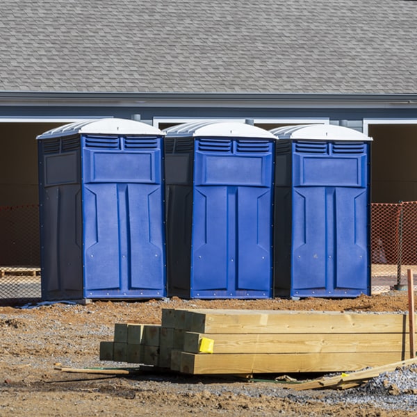 are there any restrictions on where i can place the portable restrooms during my rental period in Twain California